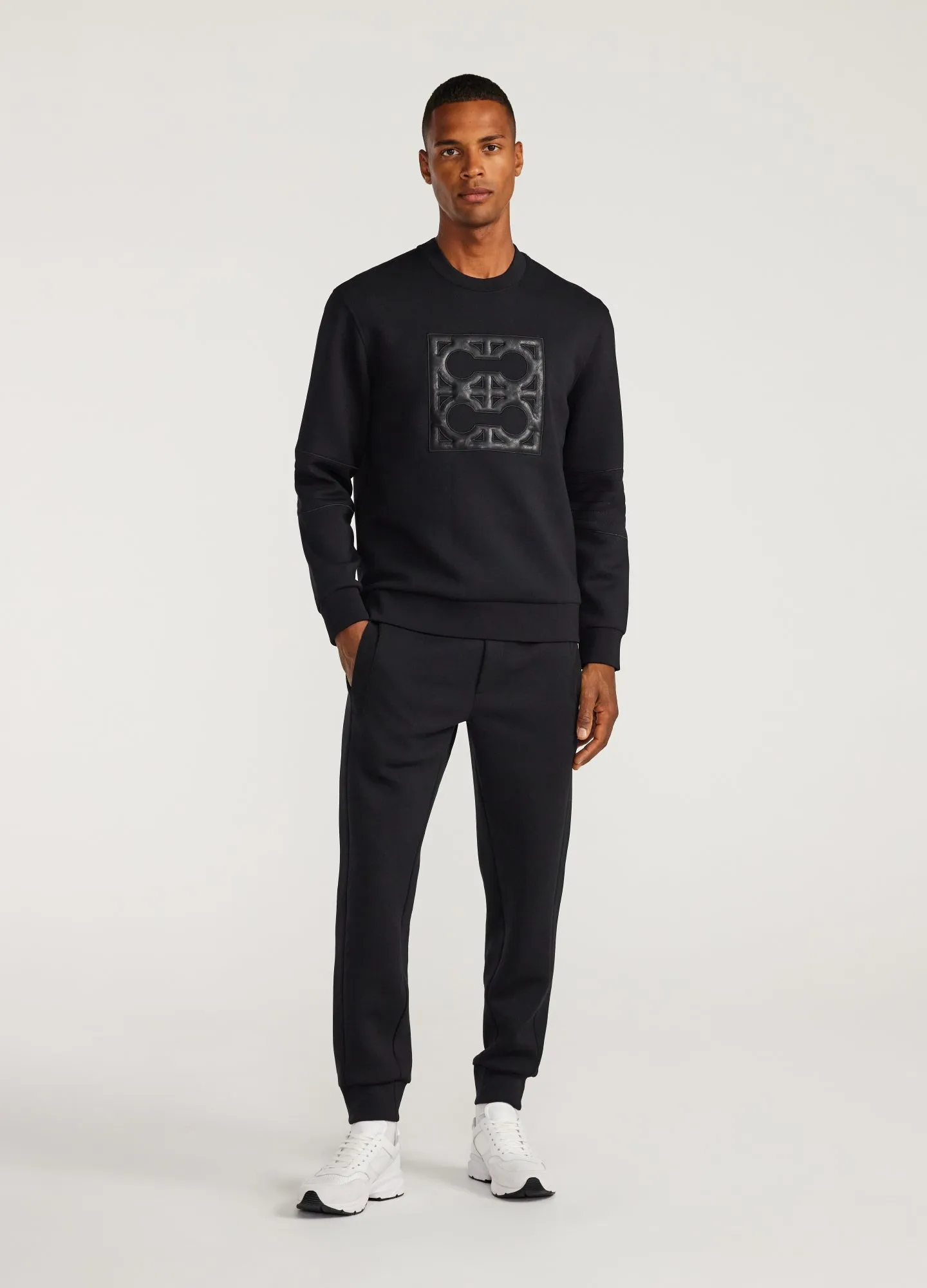 Contrast Trim Sweatpants Black sold by Calibre product image thumbnail 3