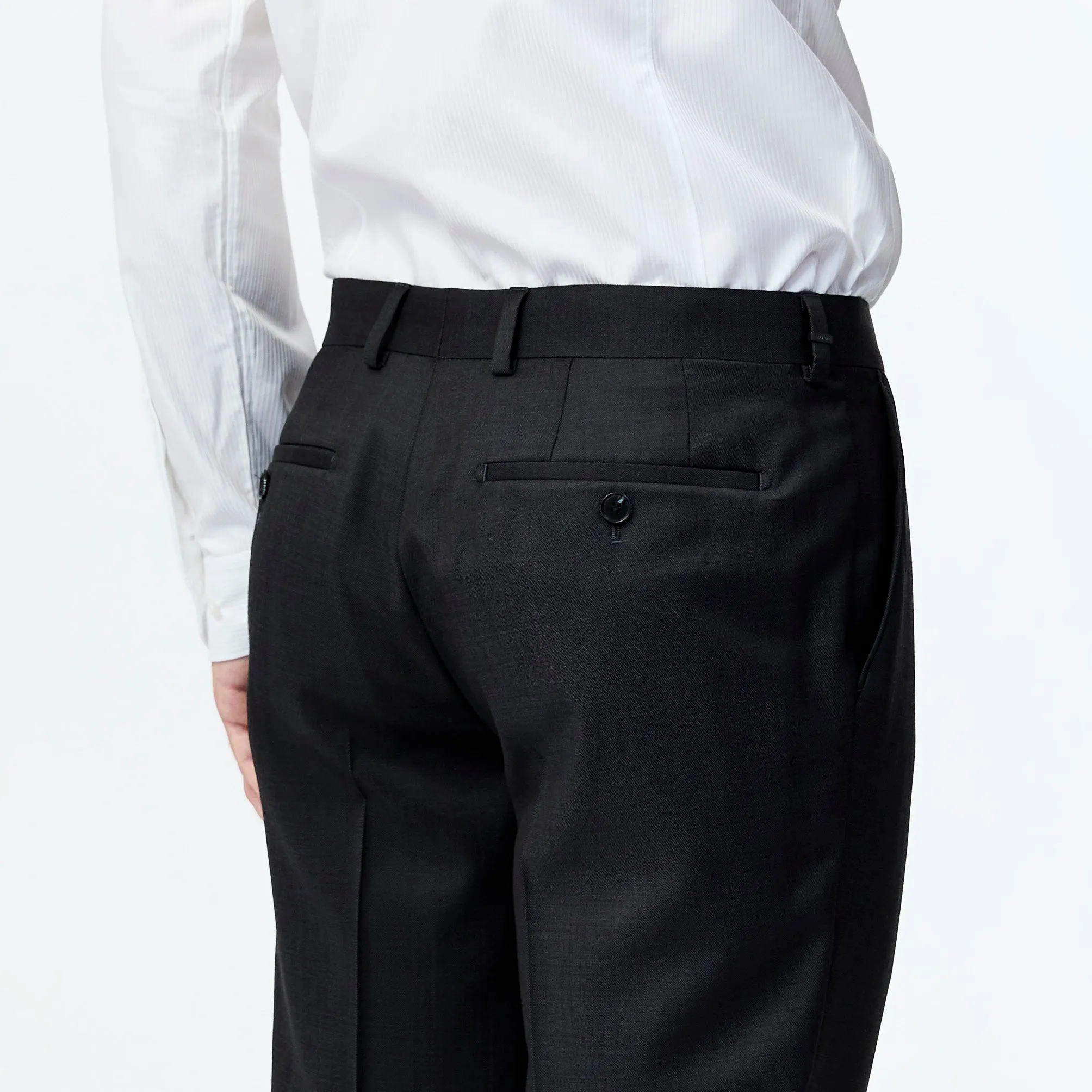 Wool Pinpoint Twill Pant Char Combo sold by Calibre product image thumbnail 4