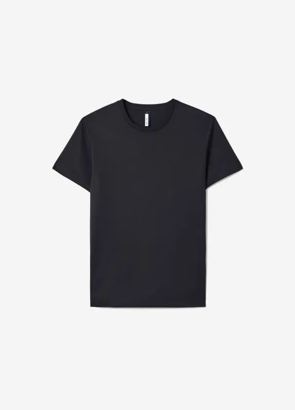 Mercerised Crew Neck T-Shirt Iron sold by Calibre