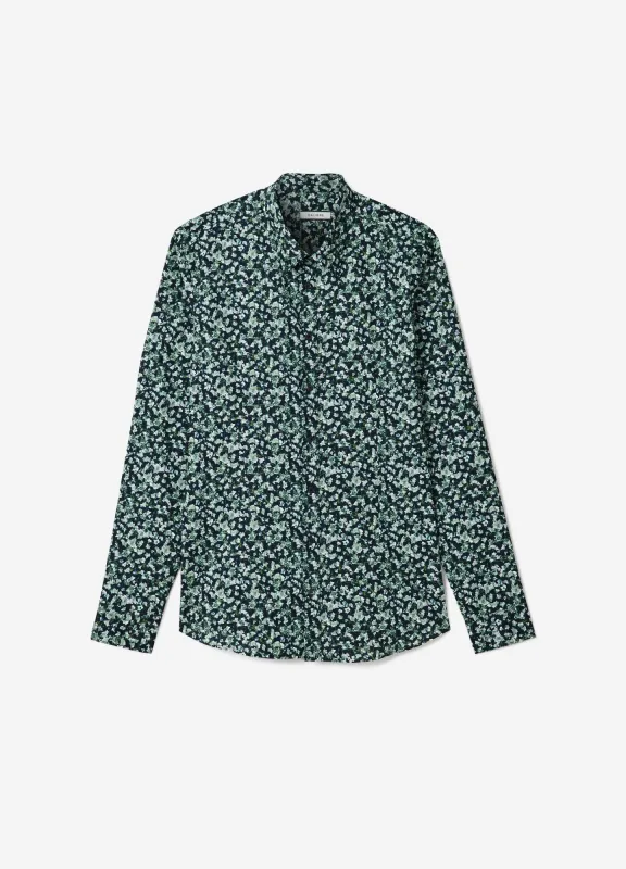 Ivy Print Shirt Dark Green sold by Calibre