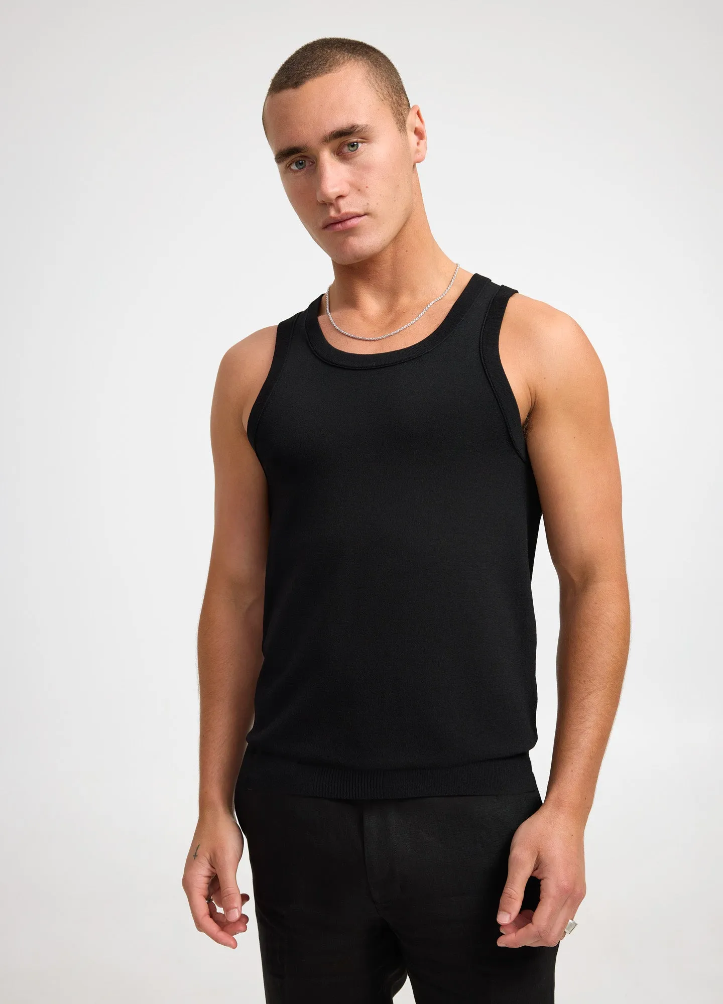 Tech Knit Tank Black sold by Calibre product image thumbnail 3