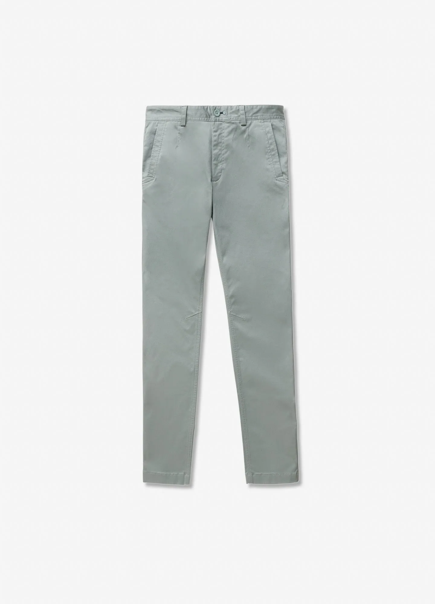 Slim Fit Cotton Stretch Chinos Sage sold by Calibre