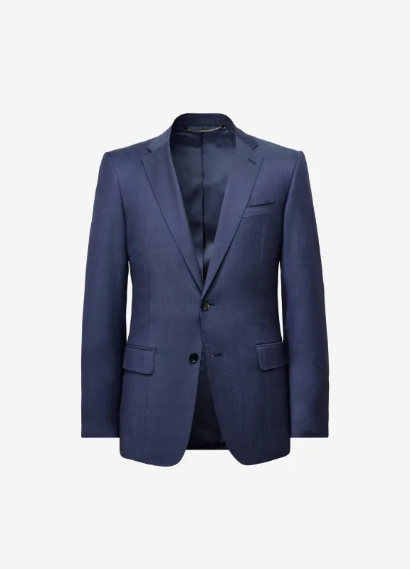Pinpoint Twill Suit Jacket Blue sold by Calibre