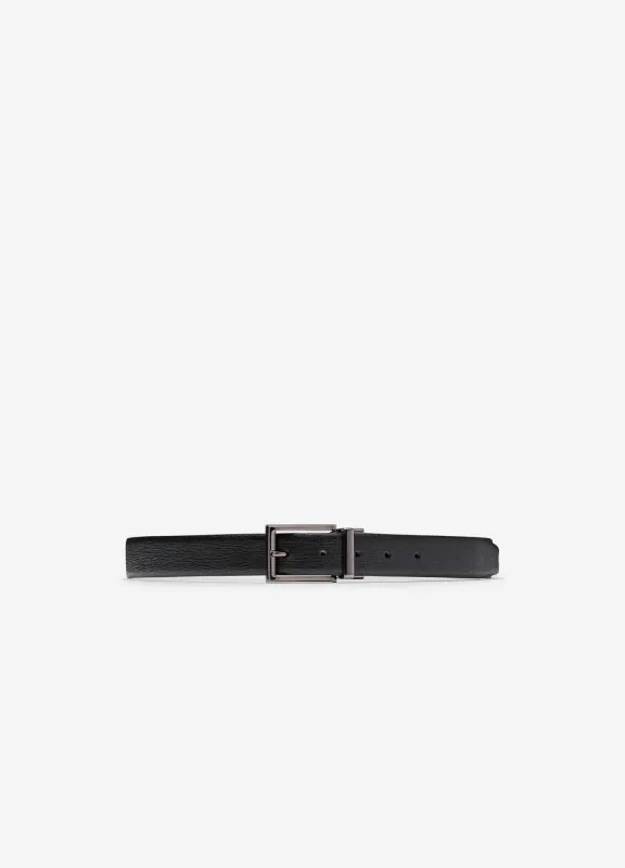 Monti Reversible Leather Belt Black Chocolate Co sold by Calibre