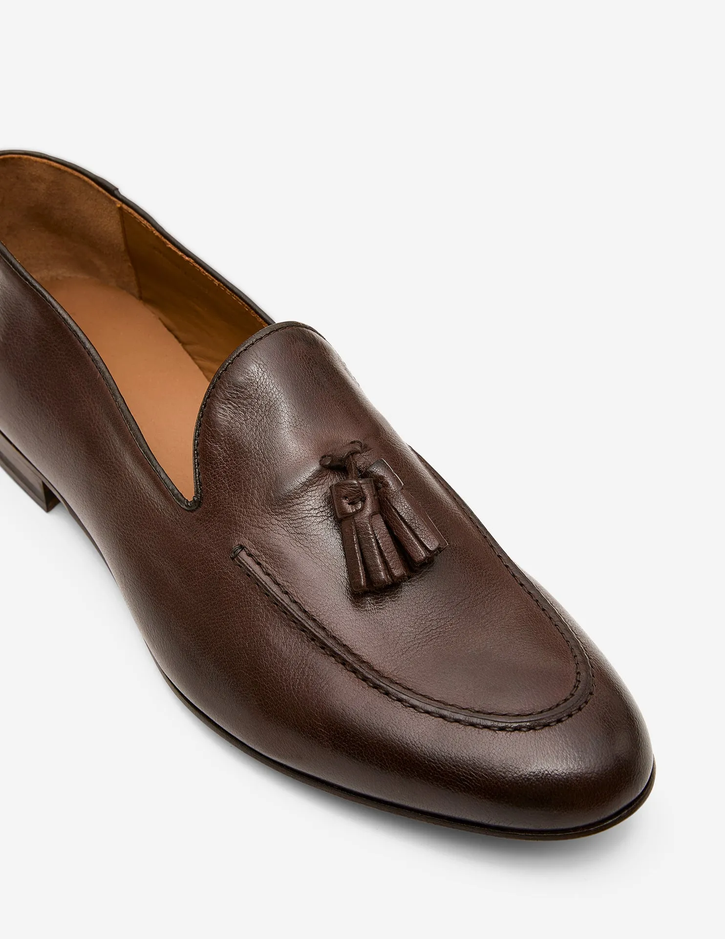 Soft Leather Loafer Chocolate sold by Calibre product image thumbnail 3