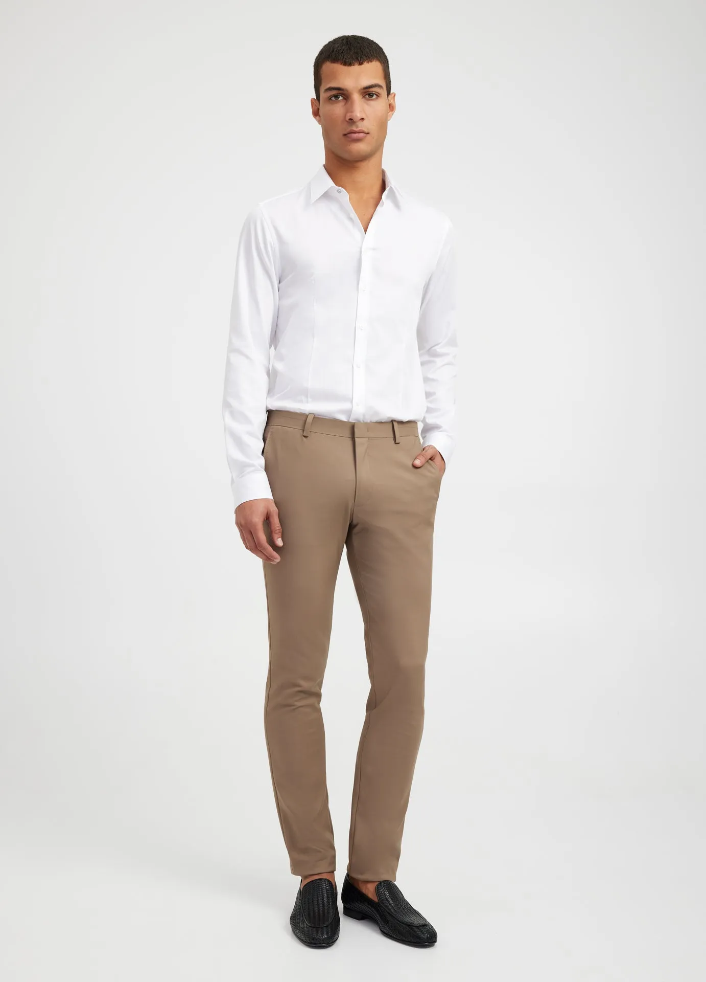 Satin Voile Shirt White sold by Calibre product image thumbnail 2