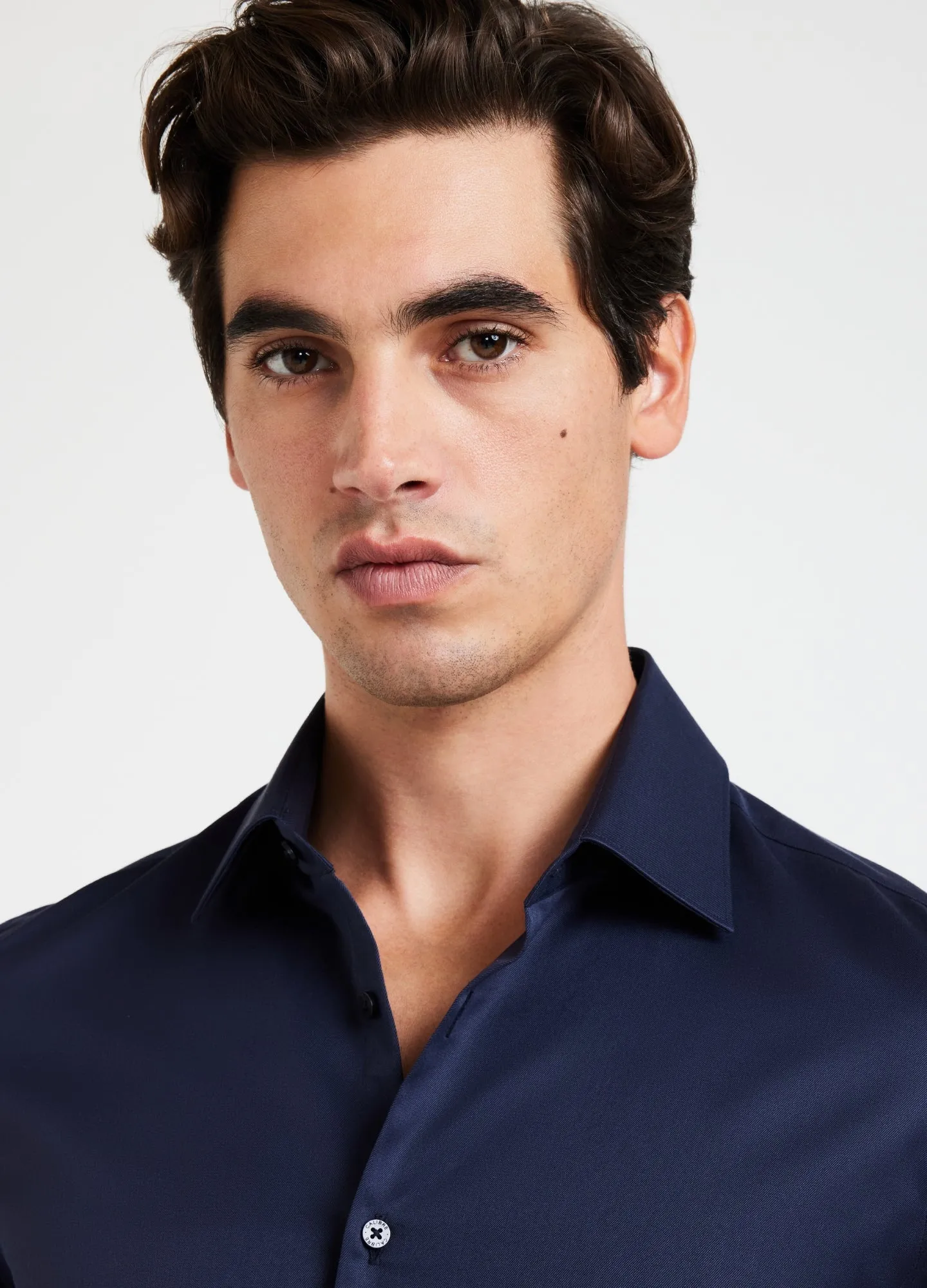 Refined Twill Shirt Navy sold by Calibre product image thumbnail 4