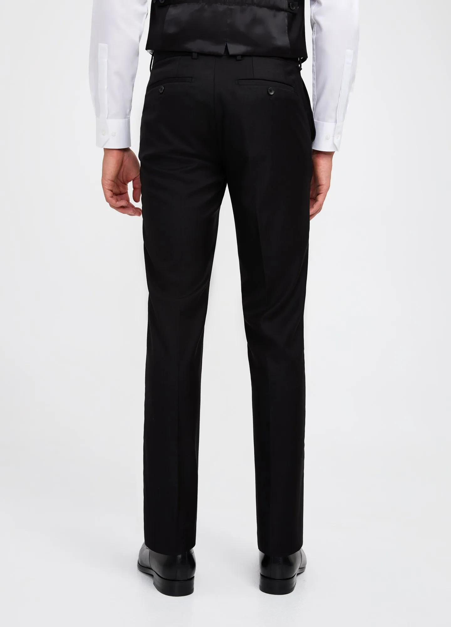 Slim Wool Twill Pant Black sold by Calibre product image thumbnail 4