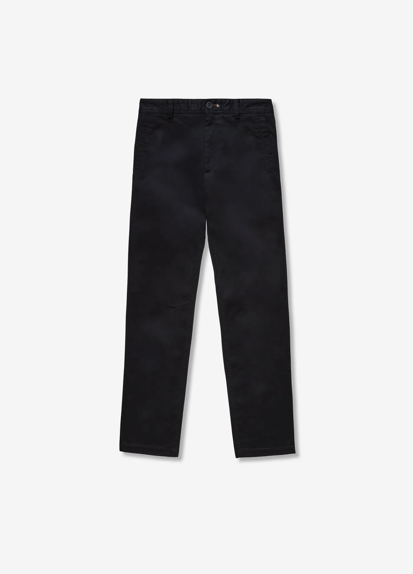 Slim Fit Cotton Stretch Chinos Black sold by Calibre