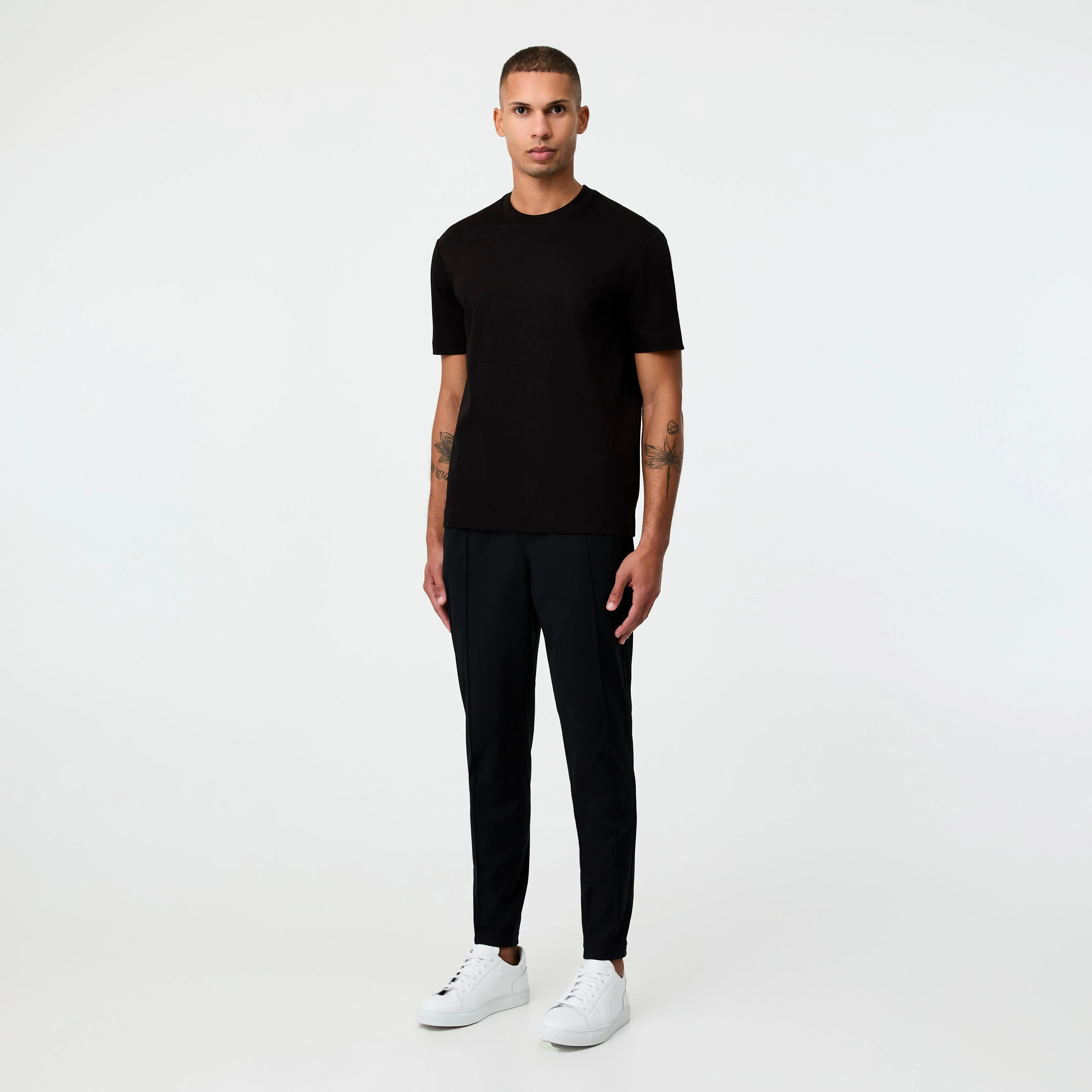 Relaxed Fit Crew Neck T-shirt Black sold by Calibre product image thumbnail 2