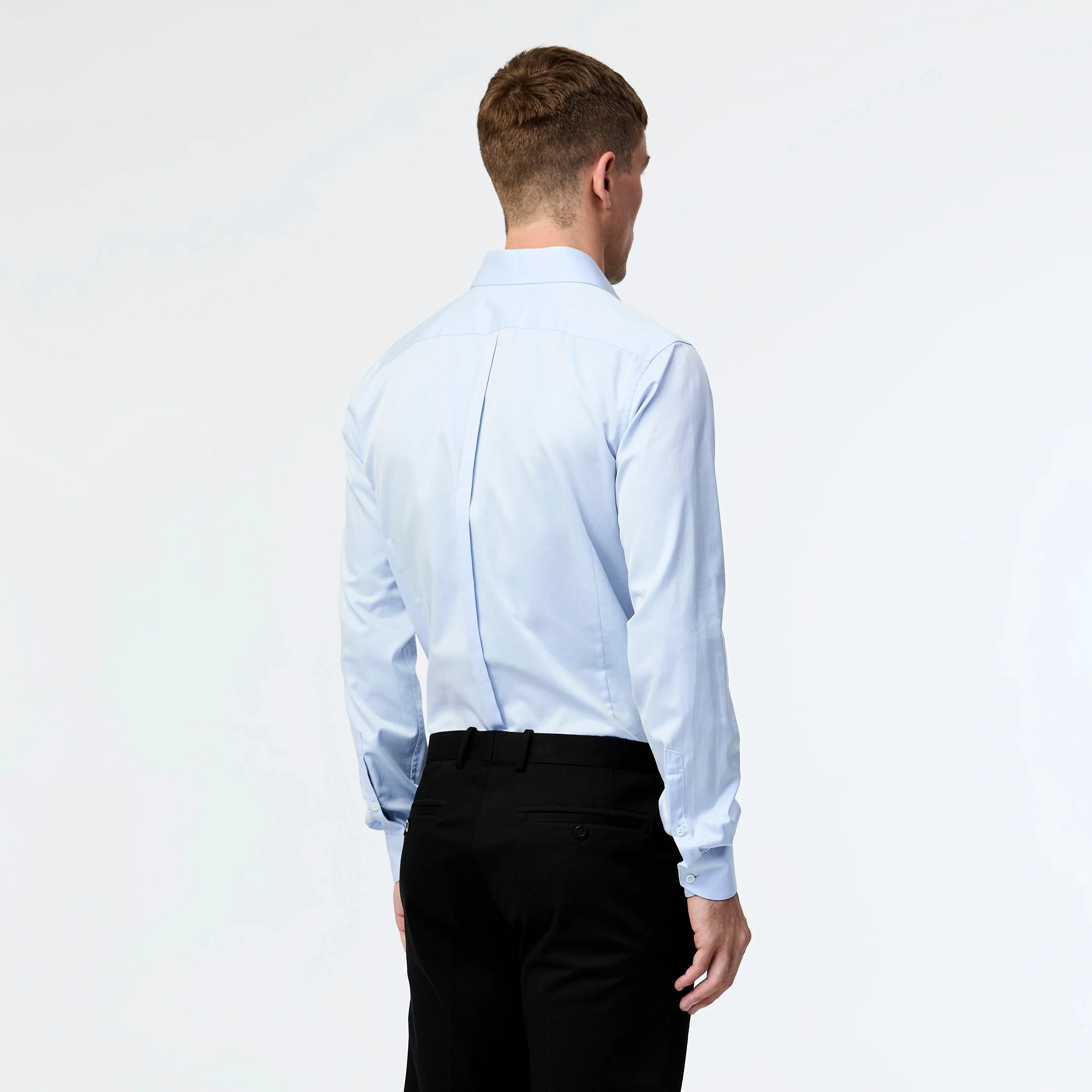 Tailored Fit Signature Twill Shirt Pale Blue sold by Calibre product image thumbnail 5