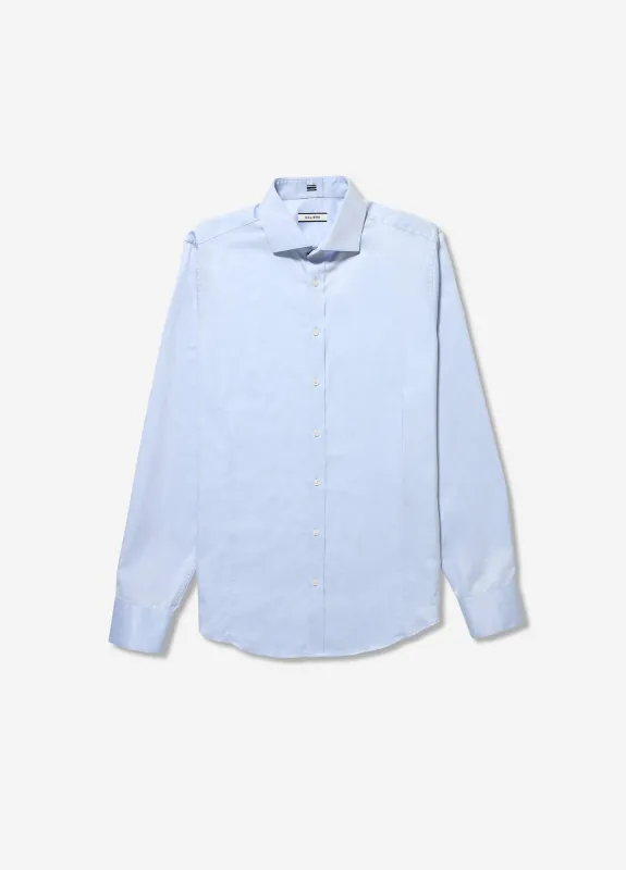 Tailored Fit Signature Twill Shirt Pale Blue sold by Calibre