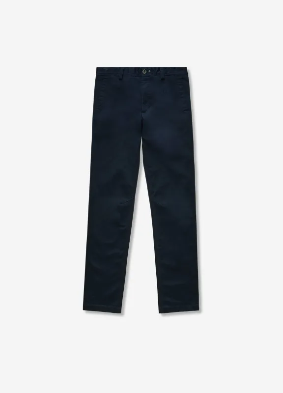 Slim Fit Cotton Stretch Chinos Royal sold by Calibre