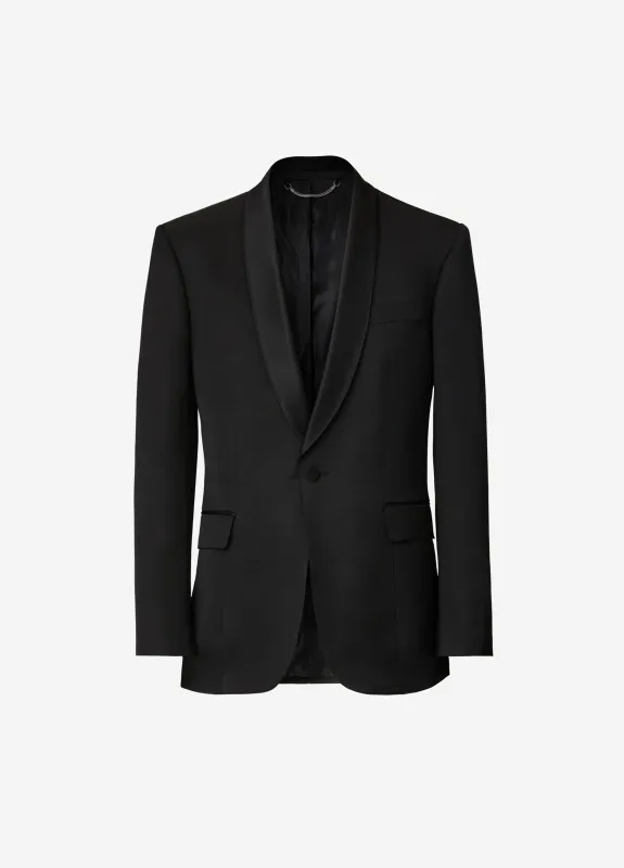 Shawl Collar Tuxedo Jacket Black sold by Calibre