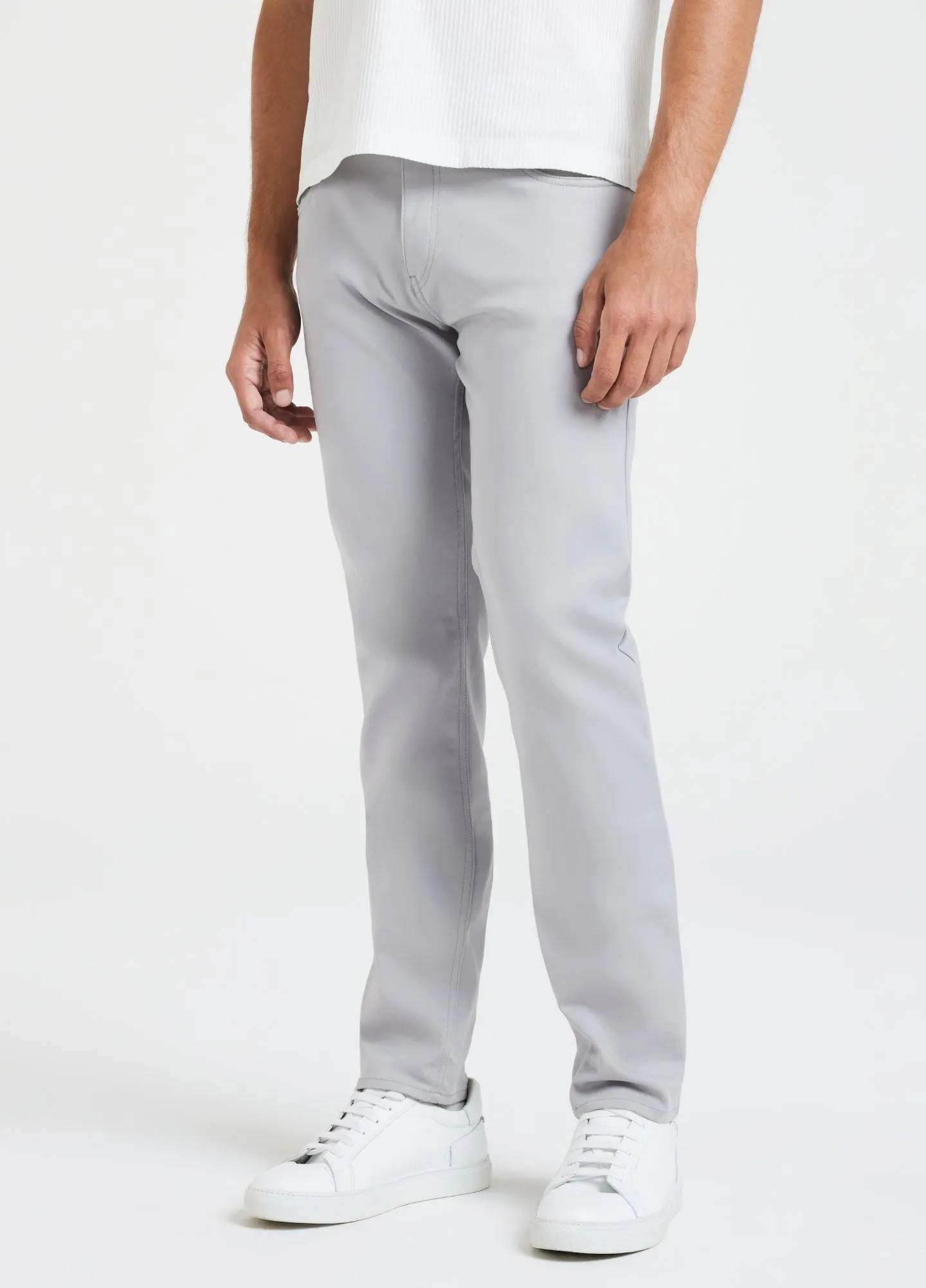 Slim Fit Tech Cotton Stretch Jeans Steel sold by Calibre product image thumbnail 3