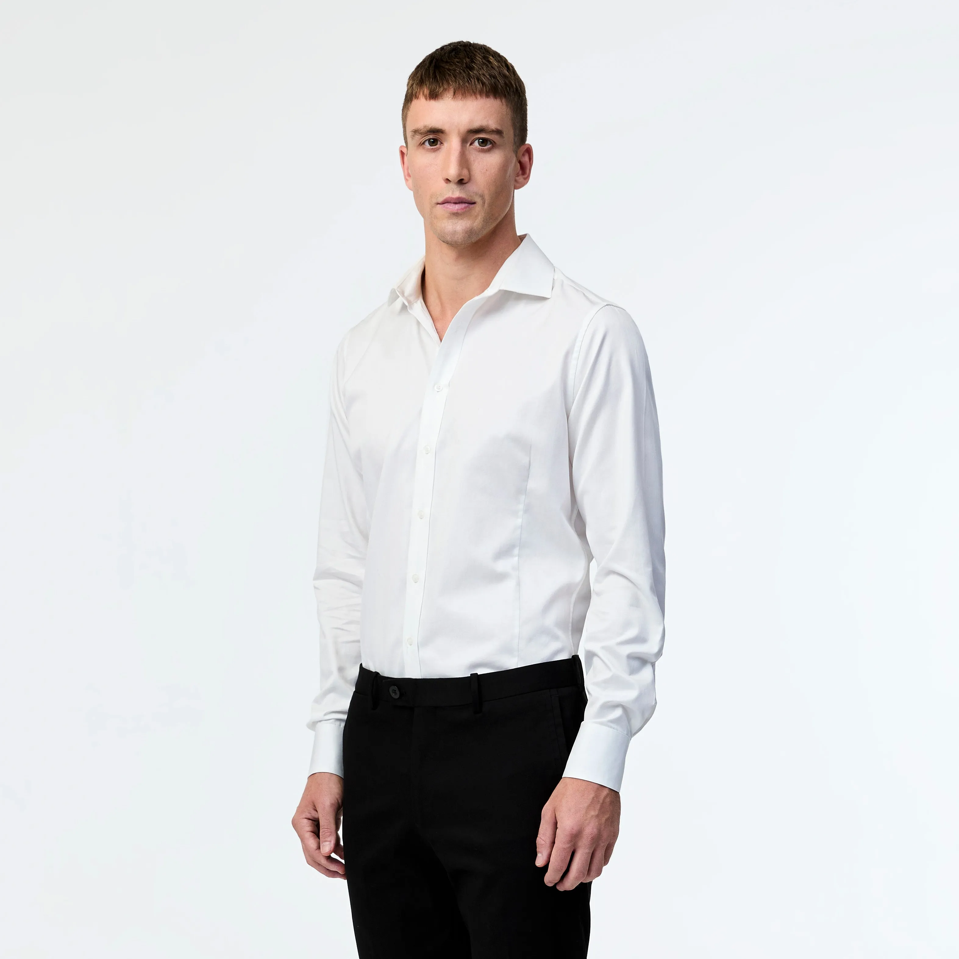 Signature Tailored Twill Shirt White sold by Calibre product image thumbnail 3