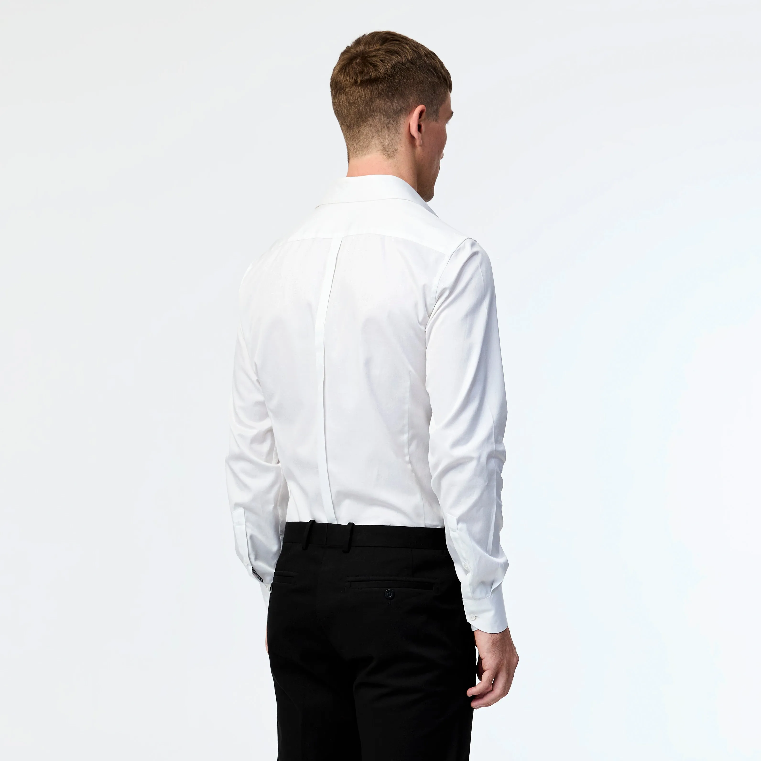 Signature Tailored Twill Shirt White sold by Calibre product image thumbnail 5