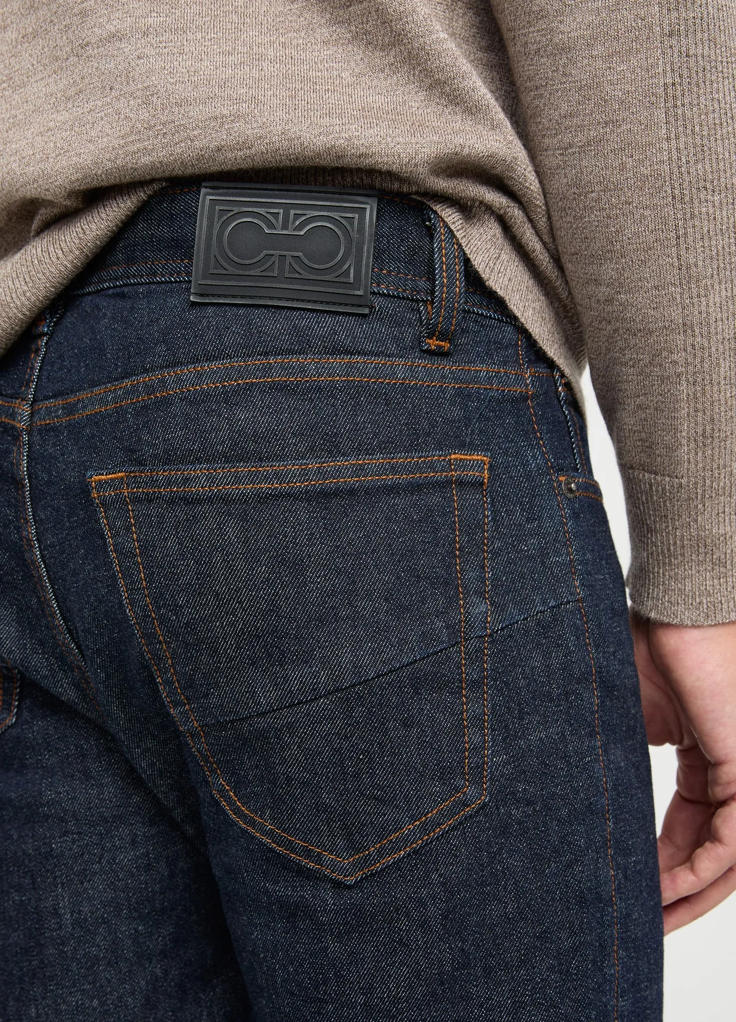 Skinny Fit Organic Denim Jeans Indigo sold by Calibre product image thumbnail 5