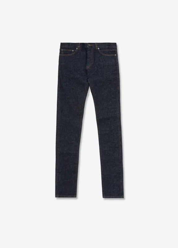 Skinny Fit Organic Denim Jeans Indigo sold by Calibre
