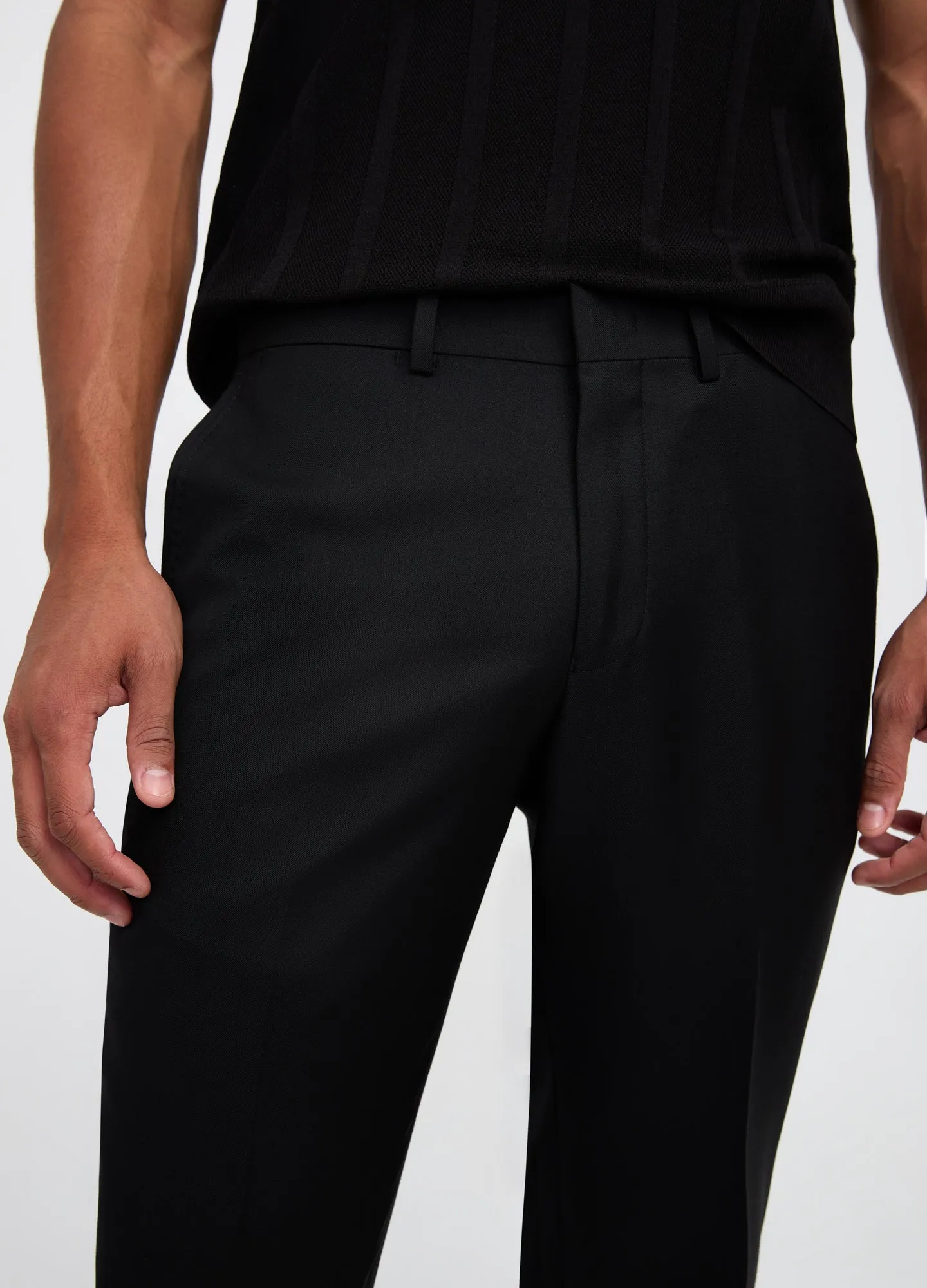 Tech Cotton Stretch Slim Pant Black sold by Calibre product image thumbnail 4