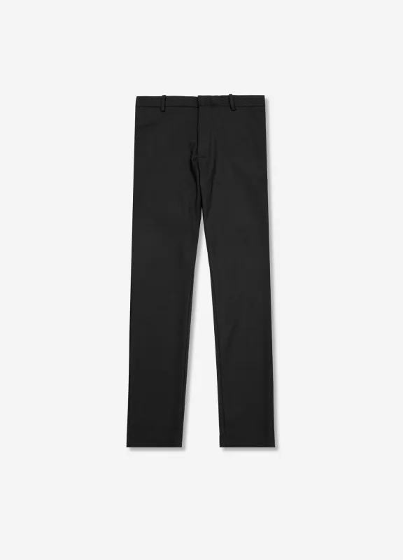 Tech Cotton Stretch Slim Pant Black sold by Calibre