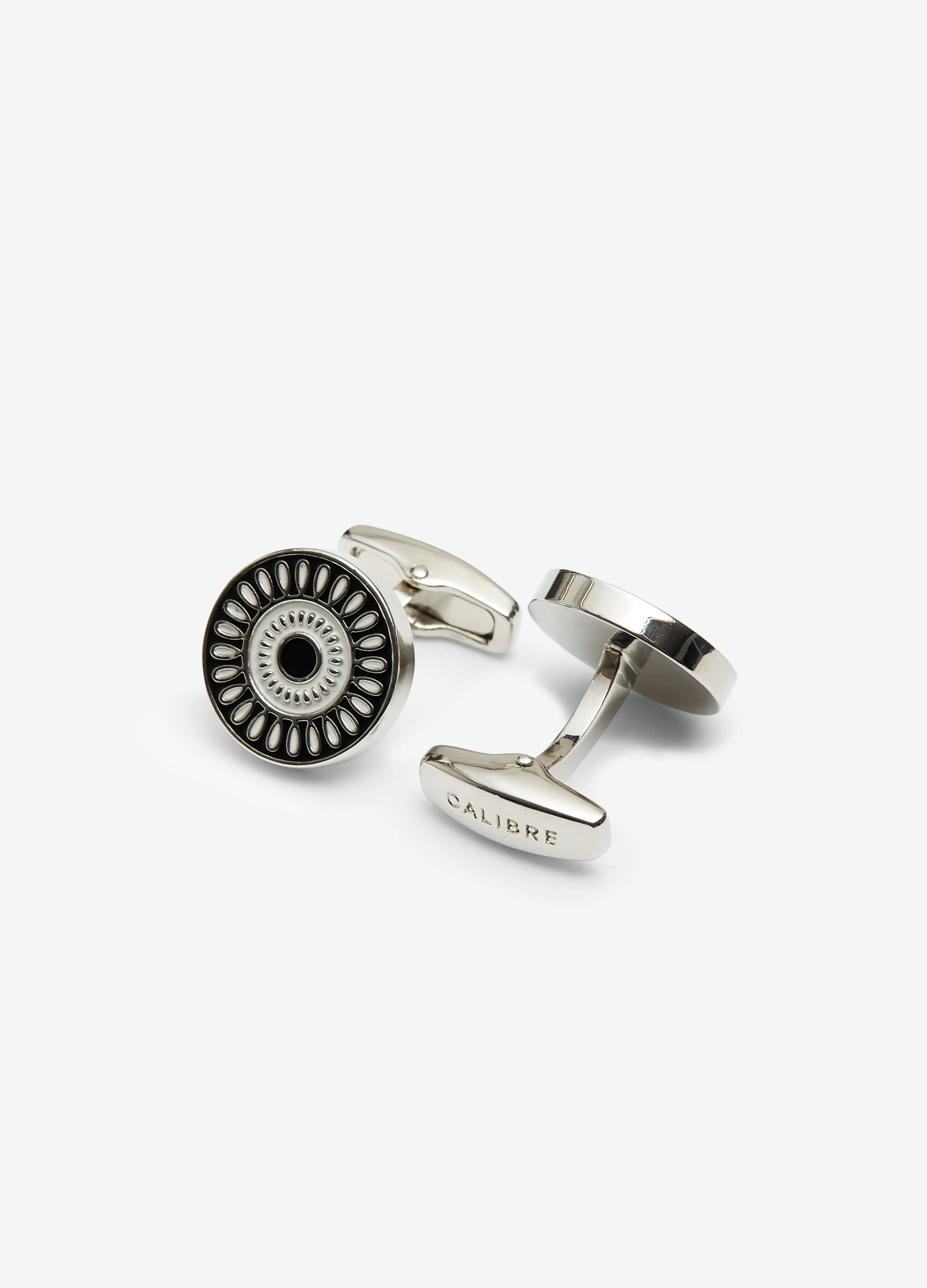 Deco Cufflinks White Combo sold by Calibre