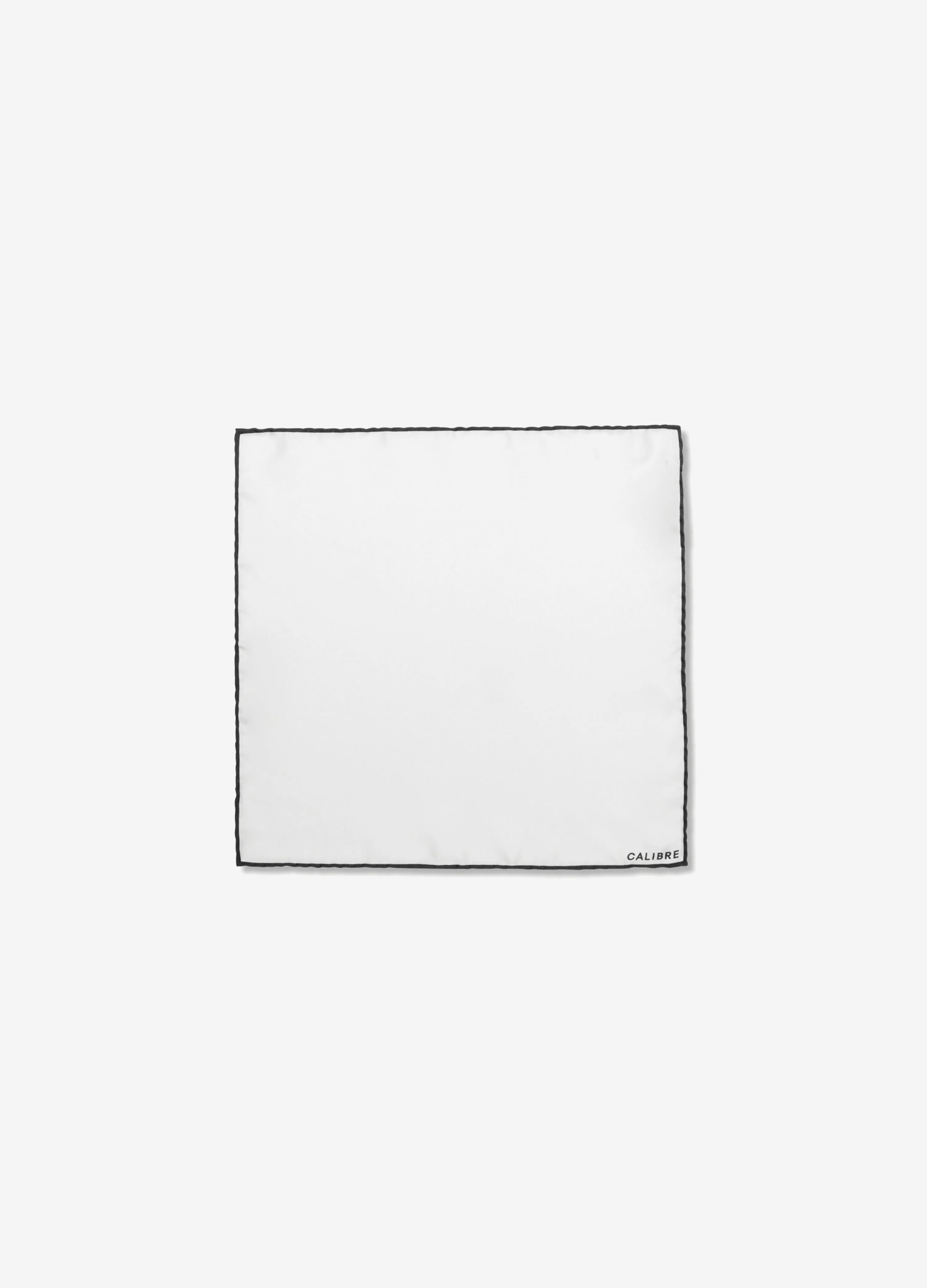 Silk Border Pocket Square Black Combo sold by Calibre