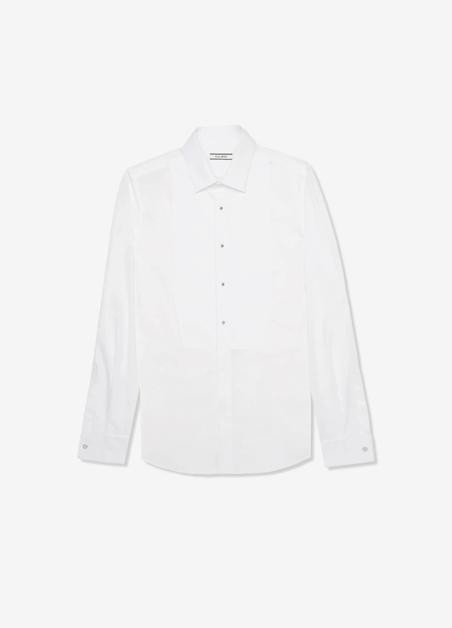 Tailored Fit Marcella Bib Tuxedo Shirt White sold by Calibre