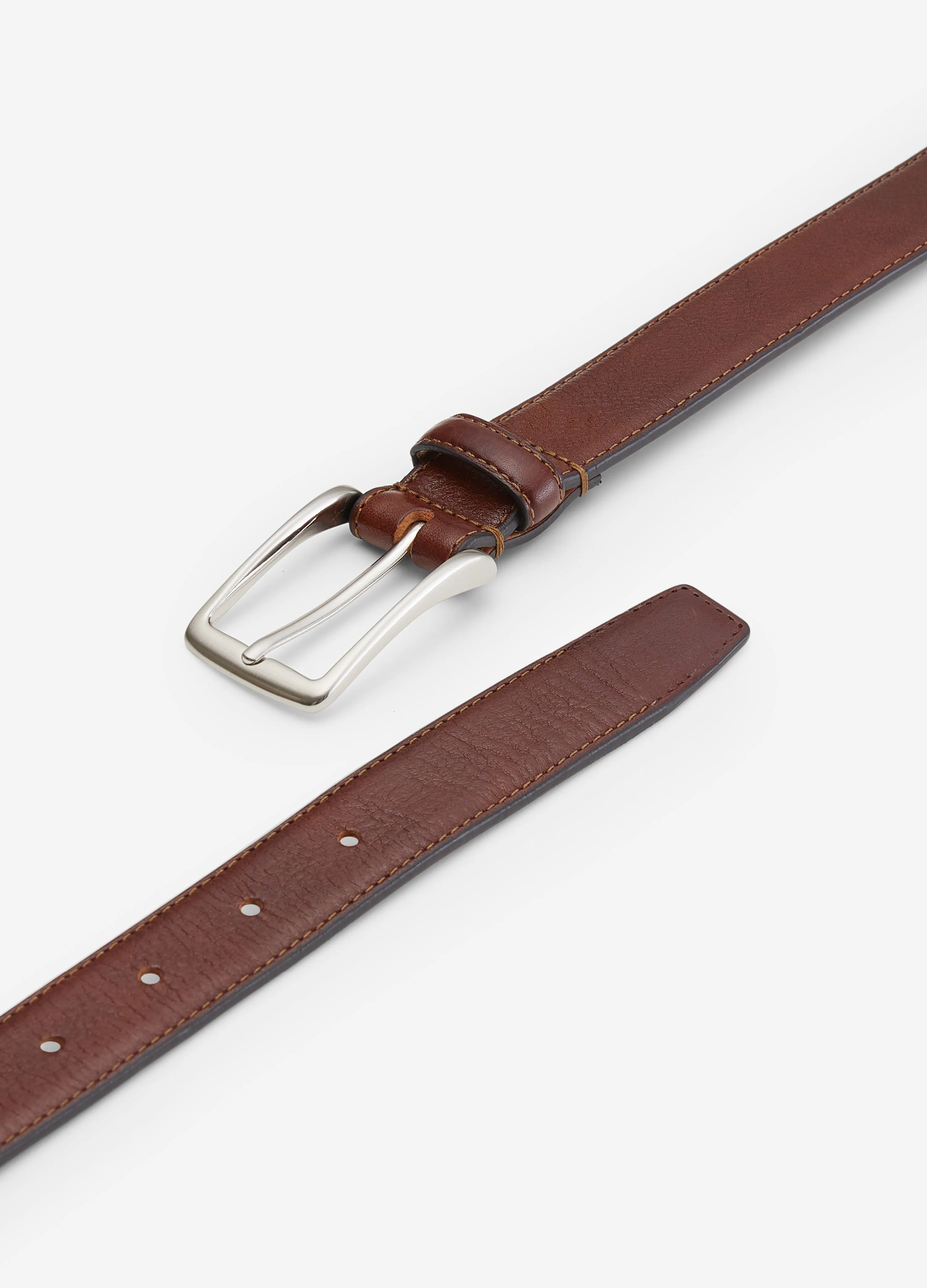 Stitched Leather Belt Tan sold by Calibre product image thumbnail 2