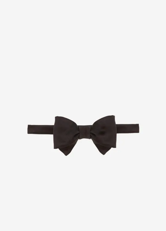 Italian Self Bow Tie Black sold by Calibre