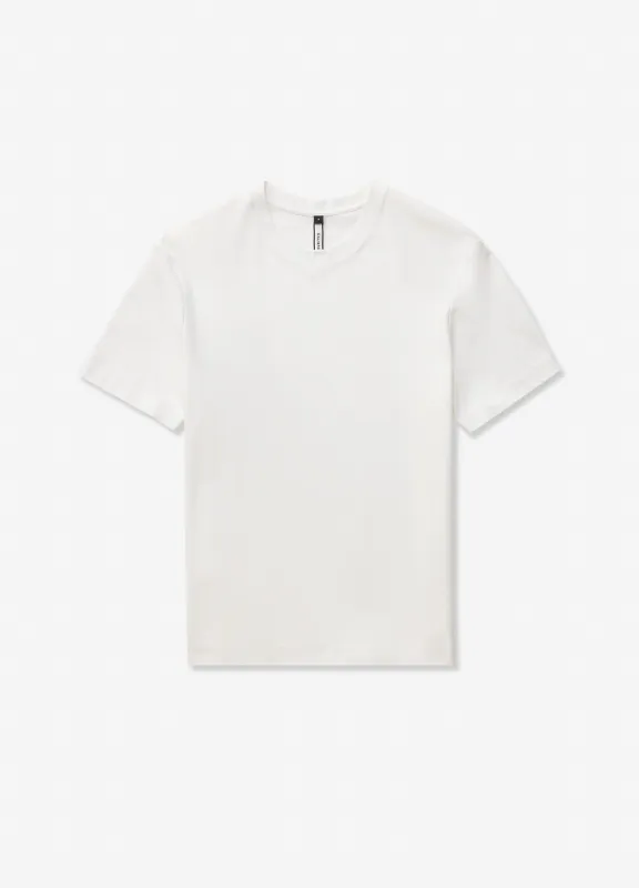 Relaxed Fit Crew Neck T-shirt White sold by Calibre