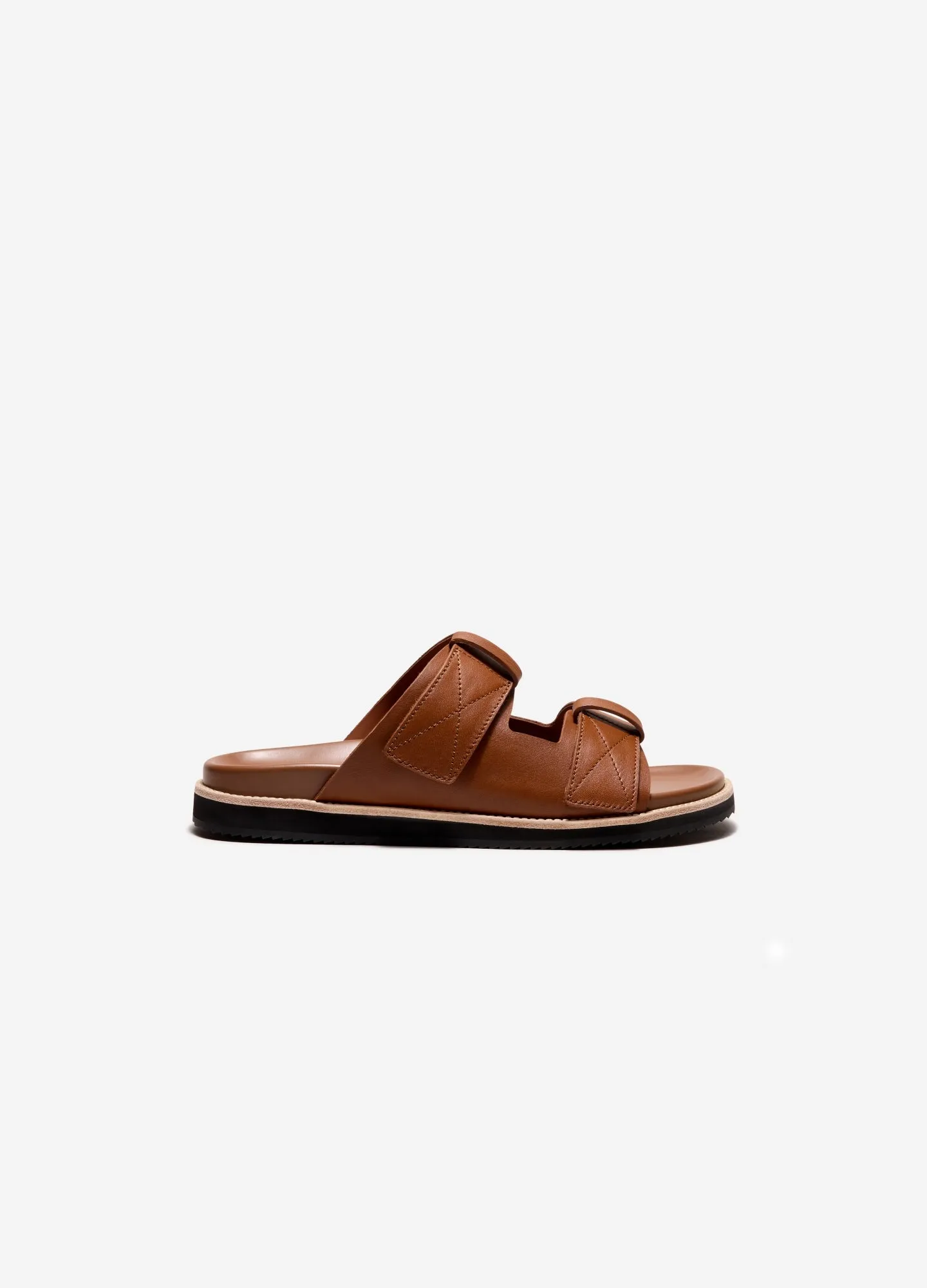 Double Strap Sandal Tan sold by Calibre