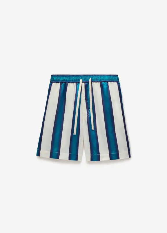 Ombre Stripe Shorts Pacific sold by Calibre
