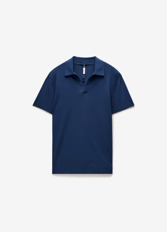 Tech Shoulder Trim Polo Marine Blue sold by Calibre