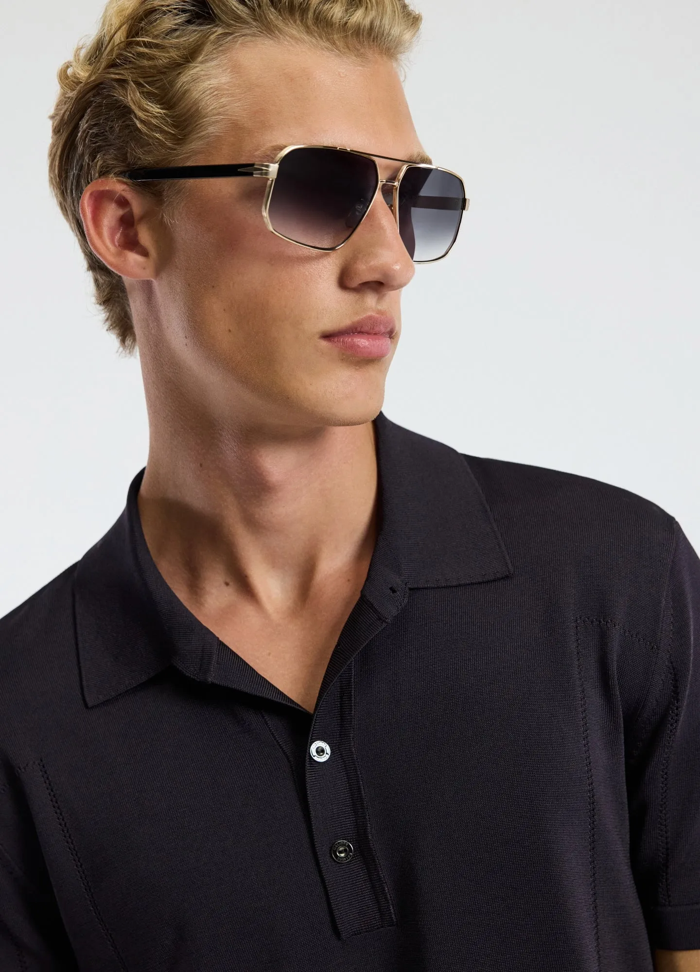 Shiny Rayon Polo Currant sold by Calibre product image thumbnail 4