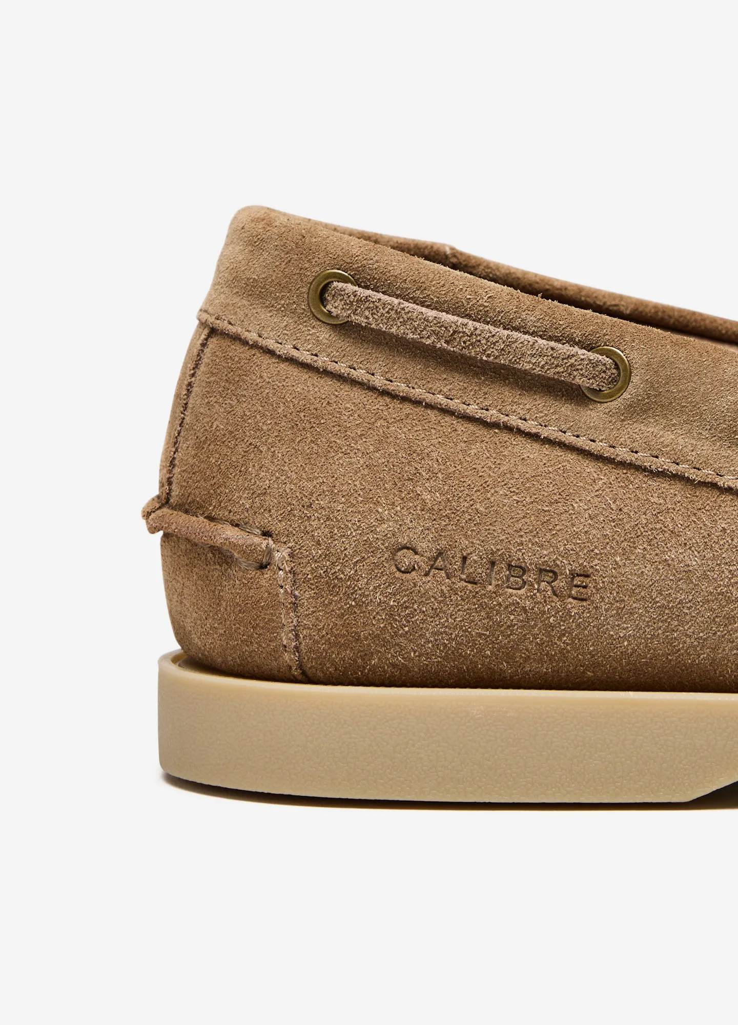 Suede Boat Shoe Stone sold by Calibre product image thumbnail 3