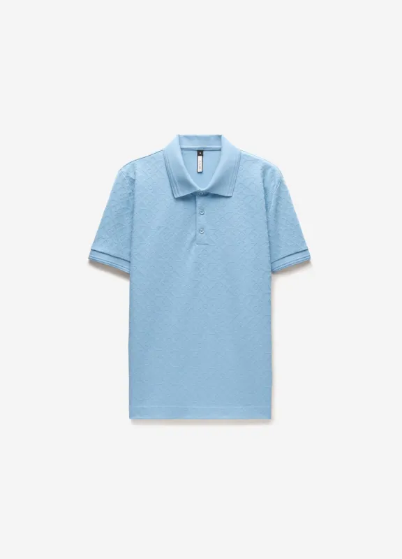 Solid Monogram Polo Pale Blue sold by Calibre