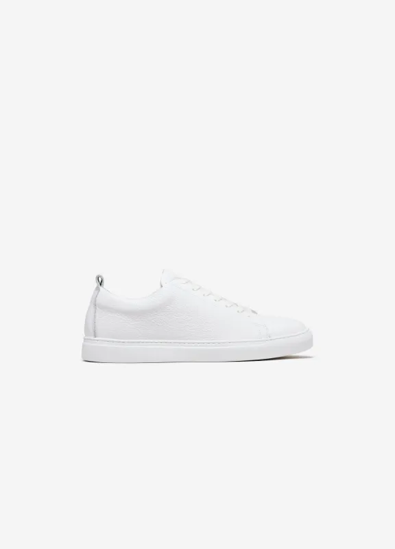 Clean Leather Sneaker White made by Calibre