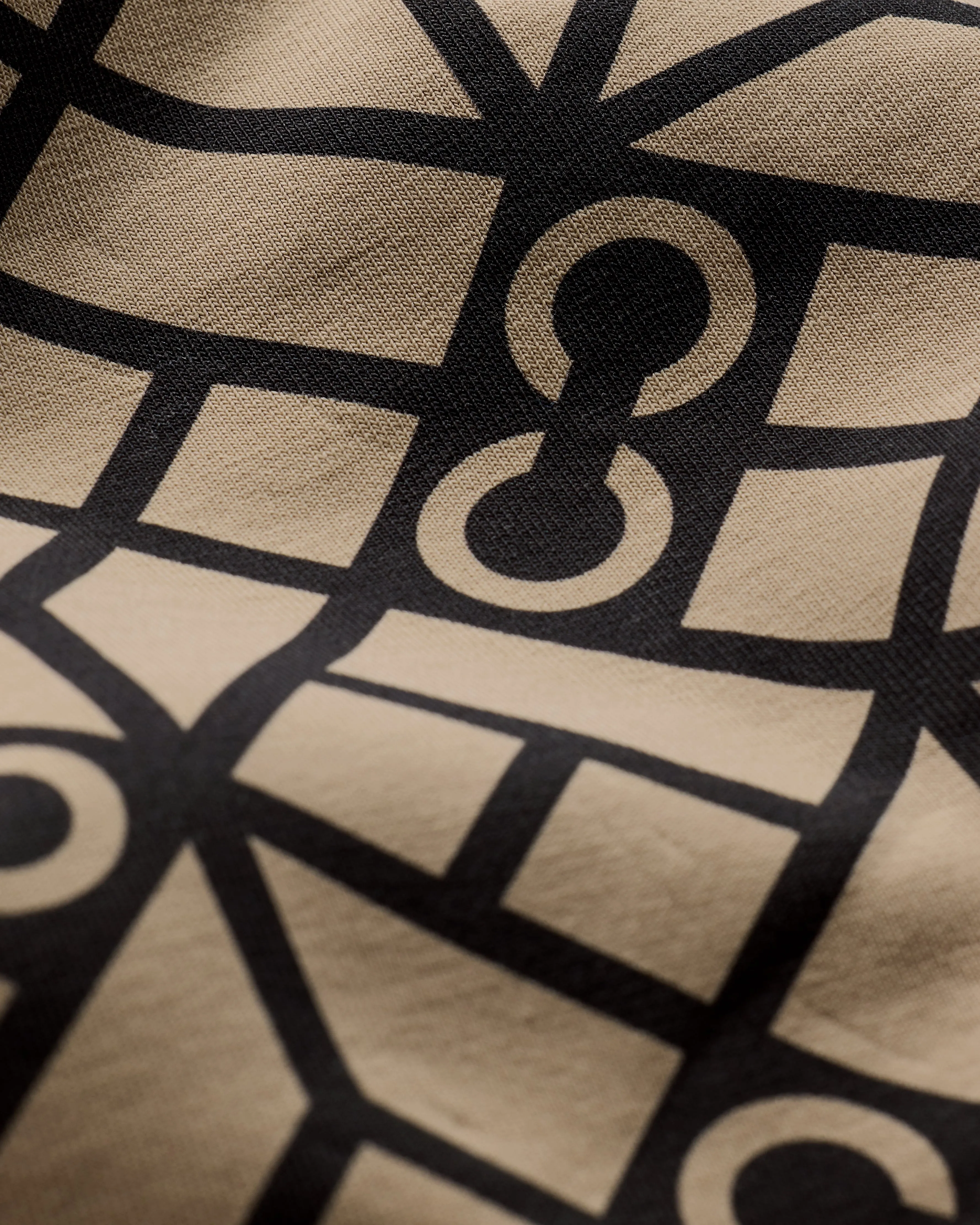 Monogram Print Sweatshorts Dune sold by Calibre product image thumbnail 5