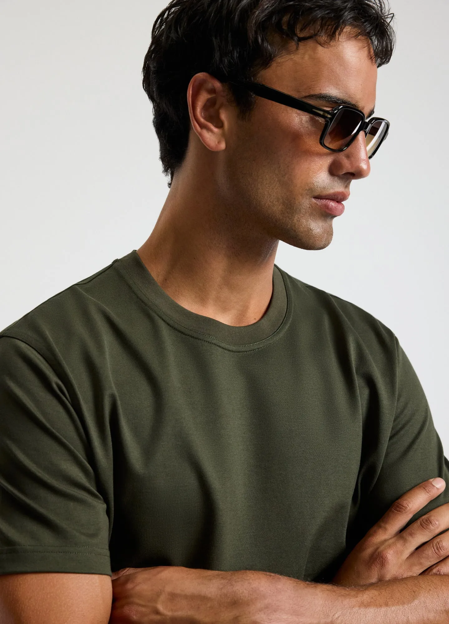 Relaxed Fit T-shirt Army Green sold by Calibre product image thumbnail 4