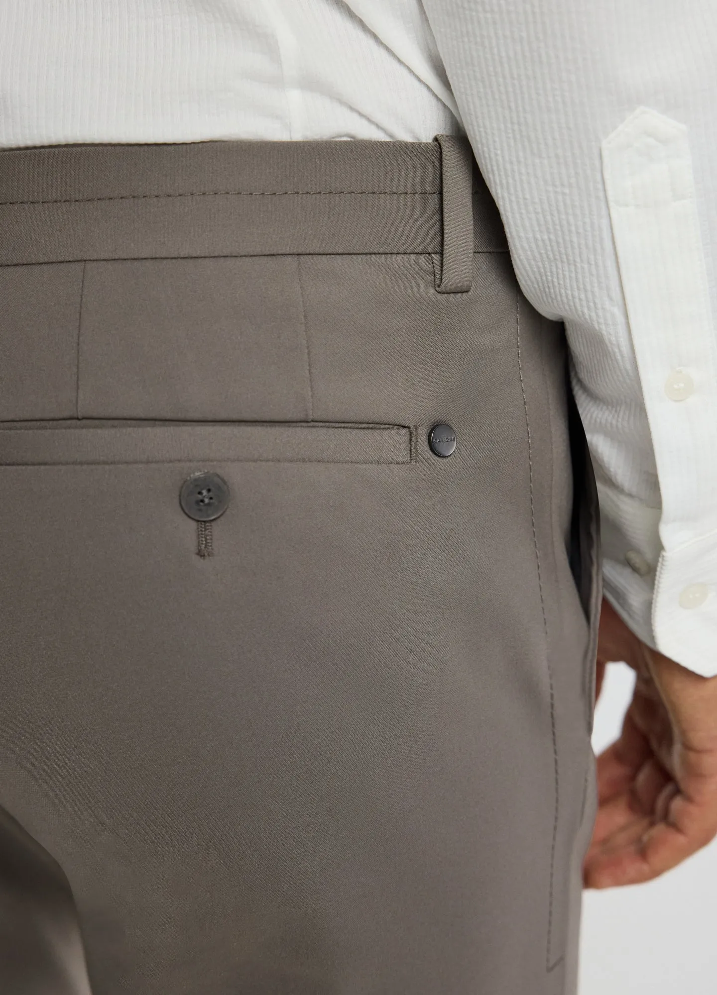 Tech Cotton Stretch Slim Pants Sepia sold by Calibre product image thumbnail 4