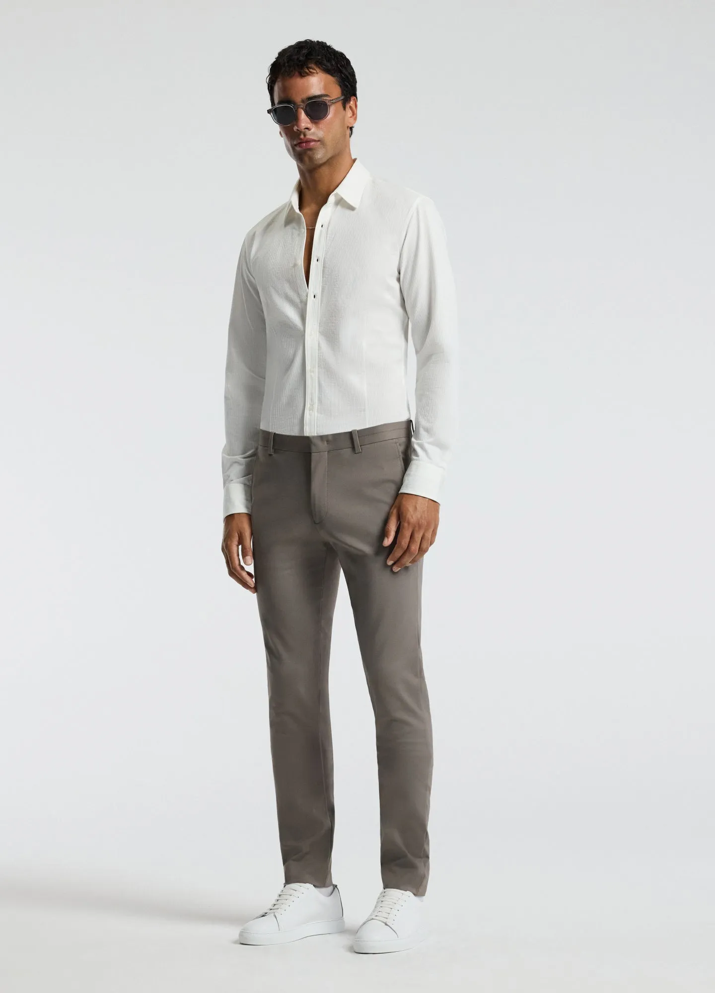 Tech Cotton Stretch Slim Pants Sepia sold by Calibre product image thumbnail 2