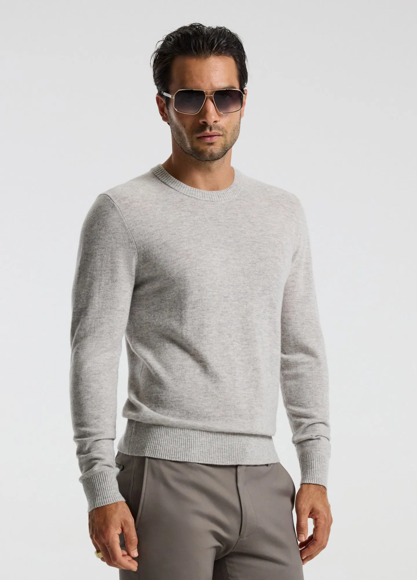 Ultra Fine Merino Wool Sweater Silver sold by Calibre product image thumbnail 3