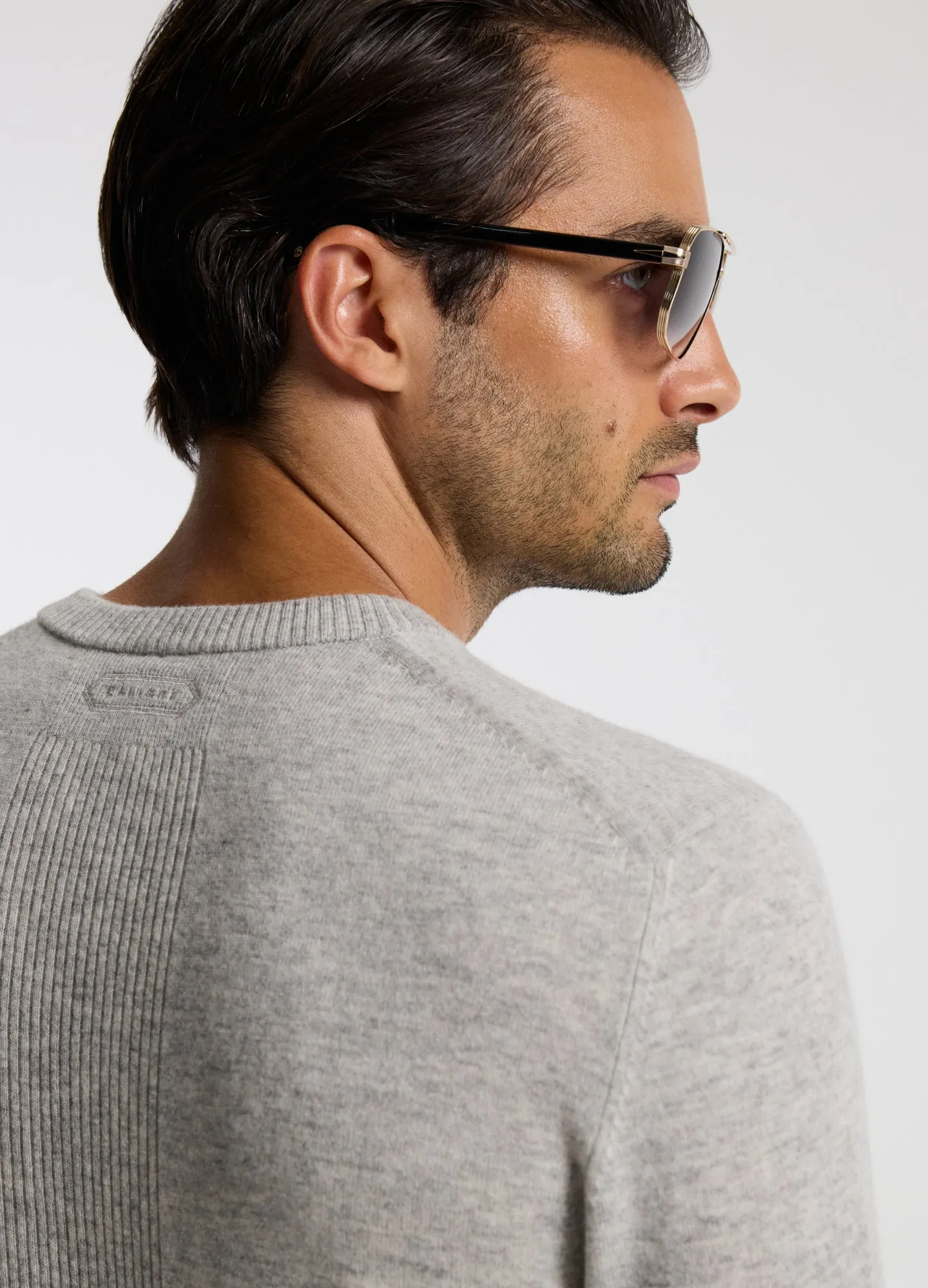 Ultra Fine Merino Wool Sweater Silver sold by Calibre product image thumbnail 4
