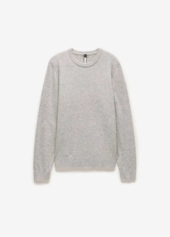 Ultra Fine Merino Wool Sweater Silver made by Calibre