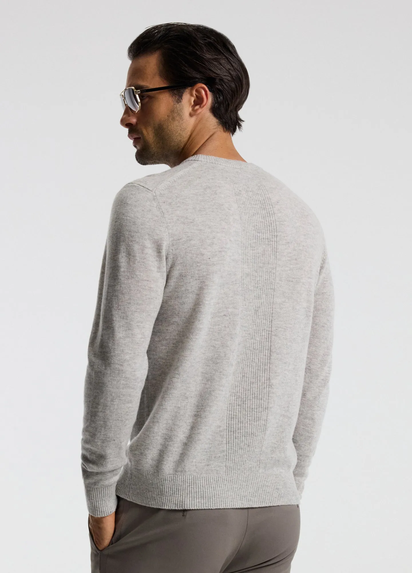 Ultra Fine Merino Wool Sweater Silver sold by Calibre product image thumbnail 5