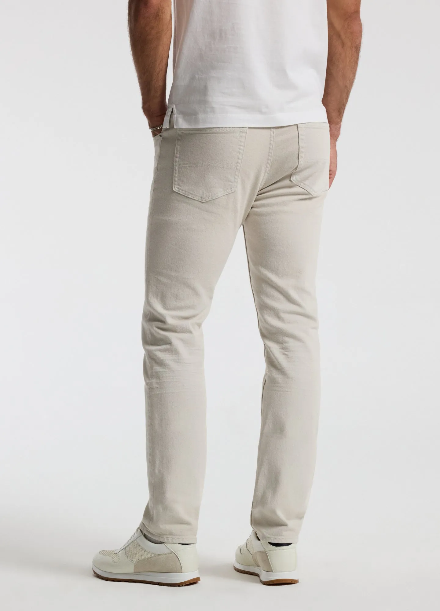 Skinny Fit Overdyed Jeans Natural sold by Calibre product image thumbnail 5