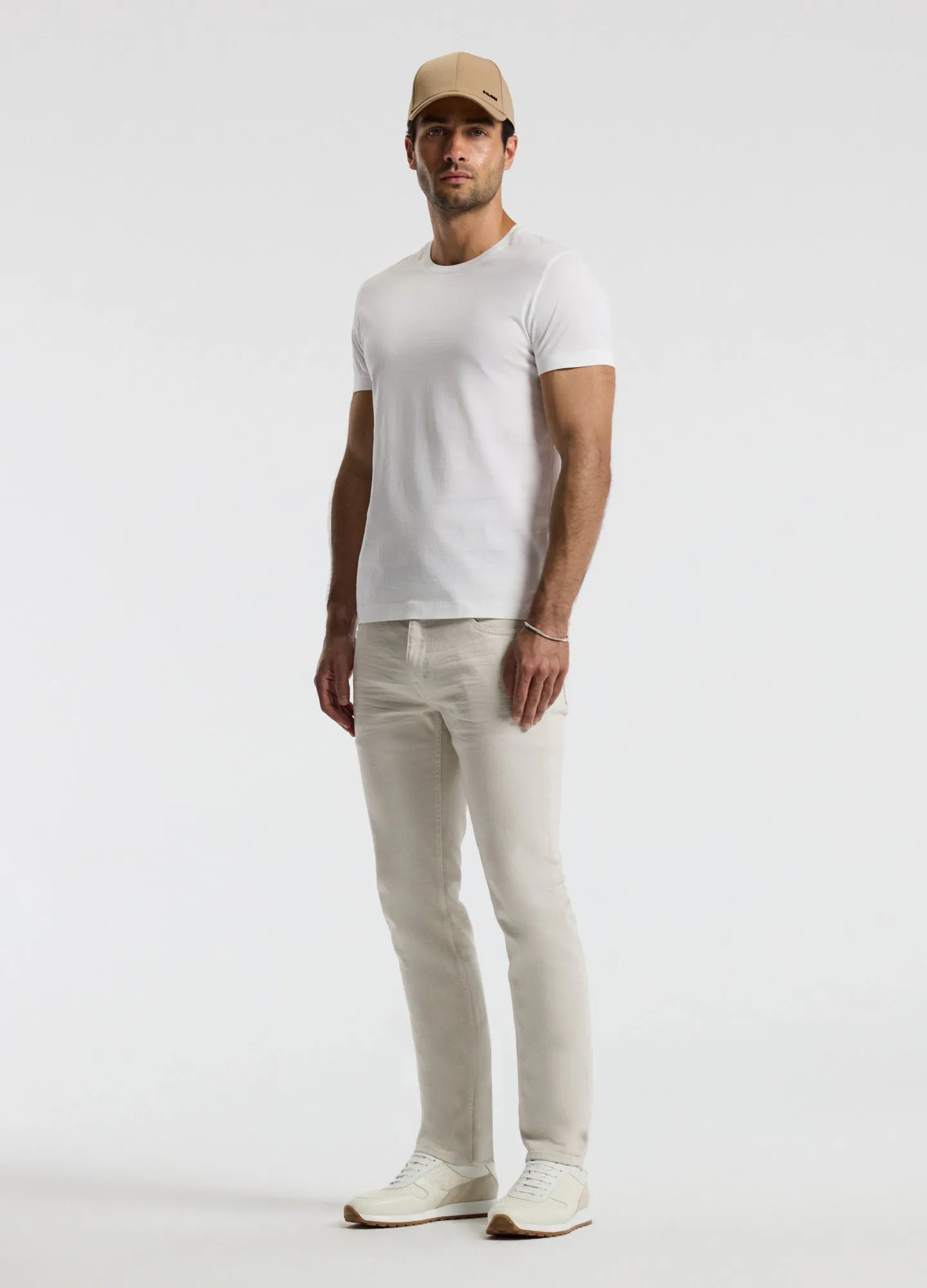 Skinny Fit Overdyed Jeans Natural sold by Calibre product image thumbnail 2