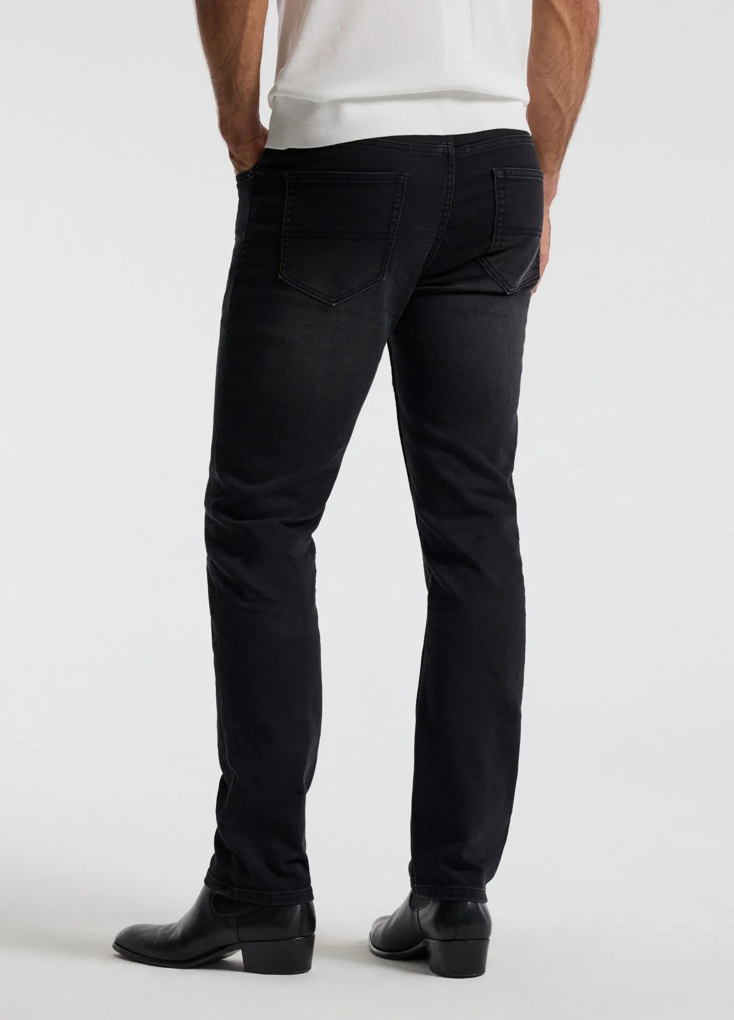 Slim Fit Dobby Denim Jeans Black Carbon sold by Calibre product image thumbnail 5
