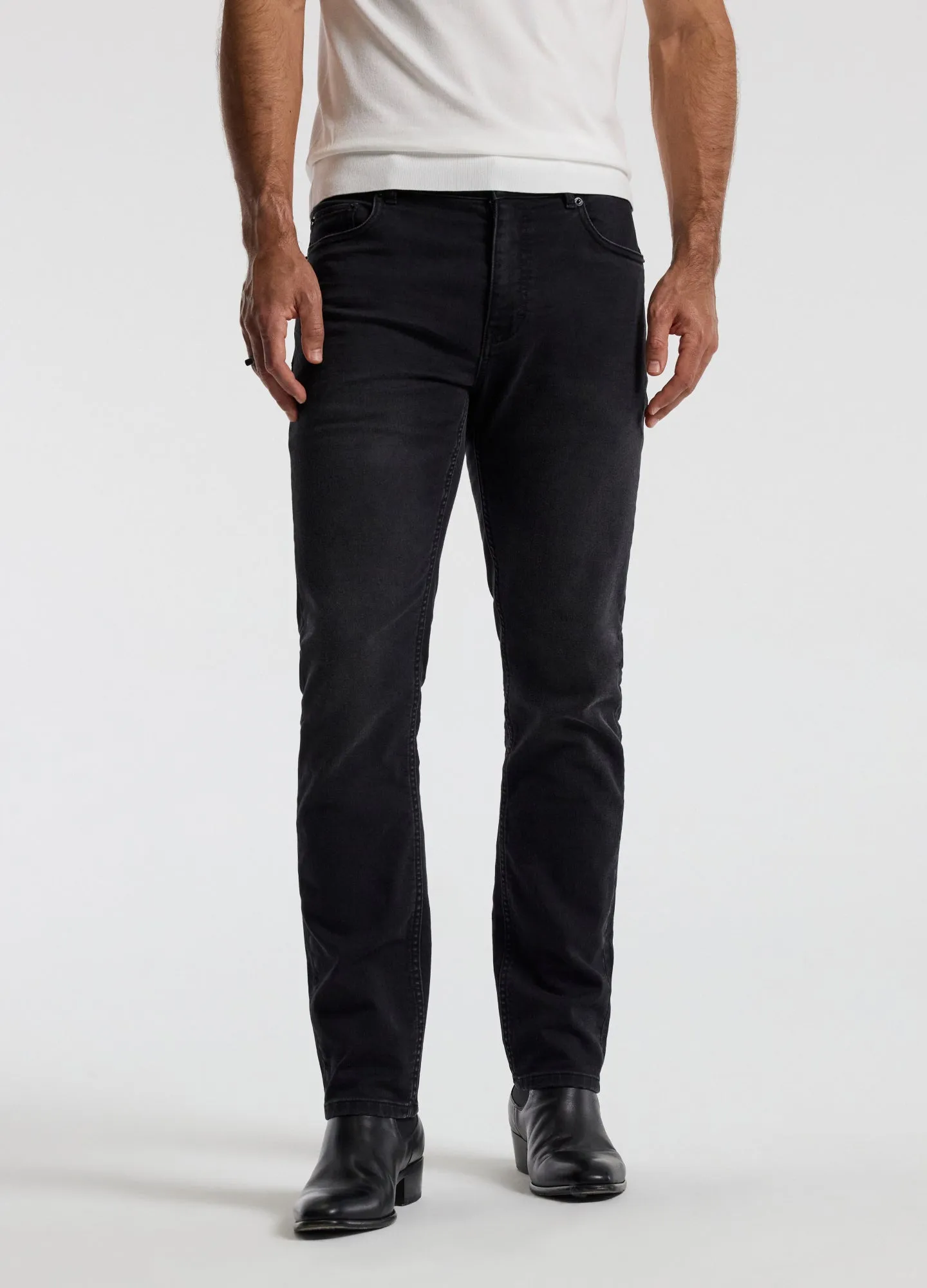 Slim Fit Dobby Denim Jeans Black Carbon sold by Calibre product image thumbnail 3